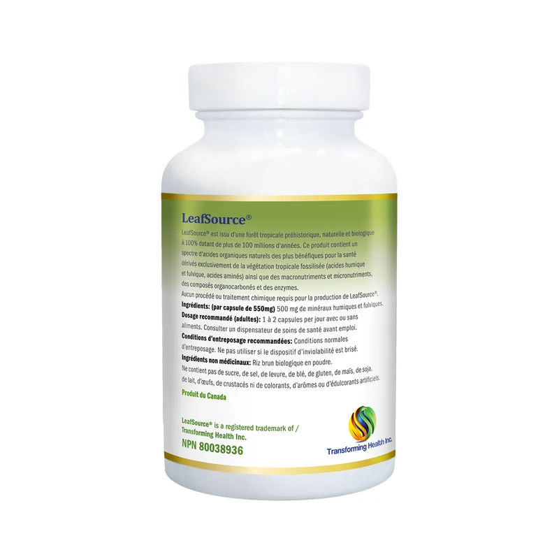 Leaf Source - Shilajit W Humic-Fulvic Acid Complex | 60 Veggie Caps