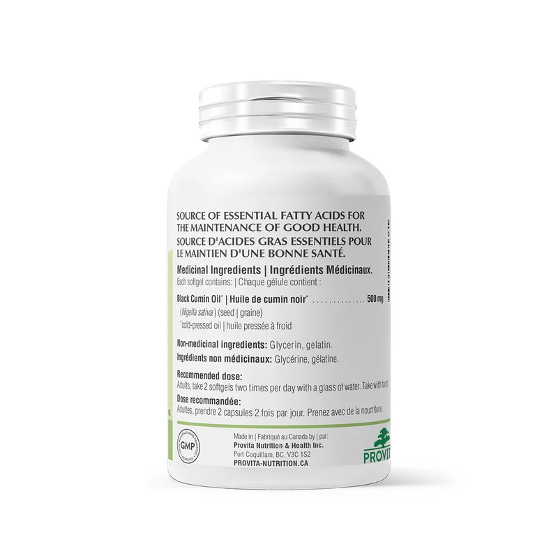 Provita - Nigella Black Cumin Oil | 60 Softgels