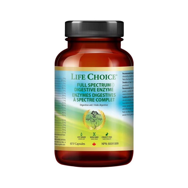 Life Choice - Full Spec Digest Enzyme | 60 Capsules