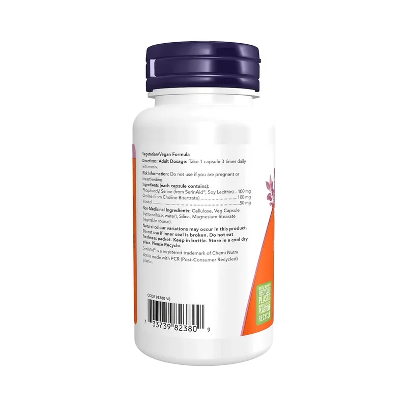 NOW - Phosphatidyl Serine 100 mg | 60 Veg Capsules