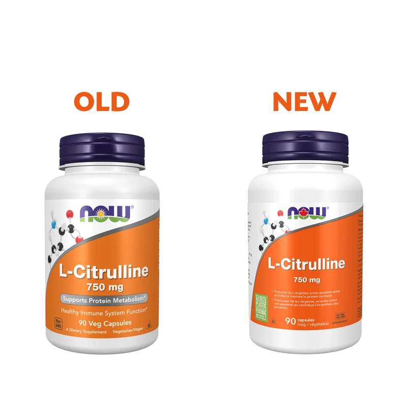 NOW - L-Citrulline 750 mg | 90 Veg Capsules
