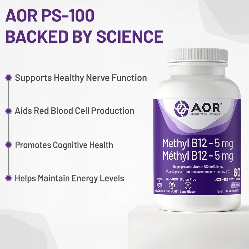 AOR - Methyl B12 5 mg | 60 Lozenges