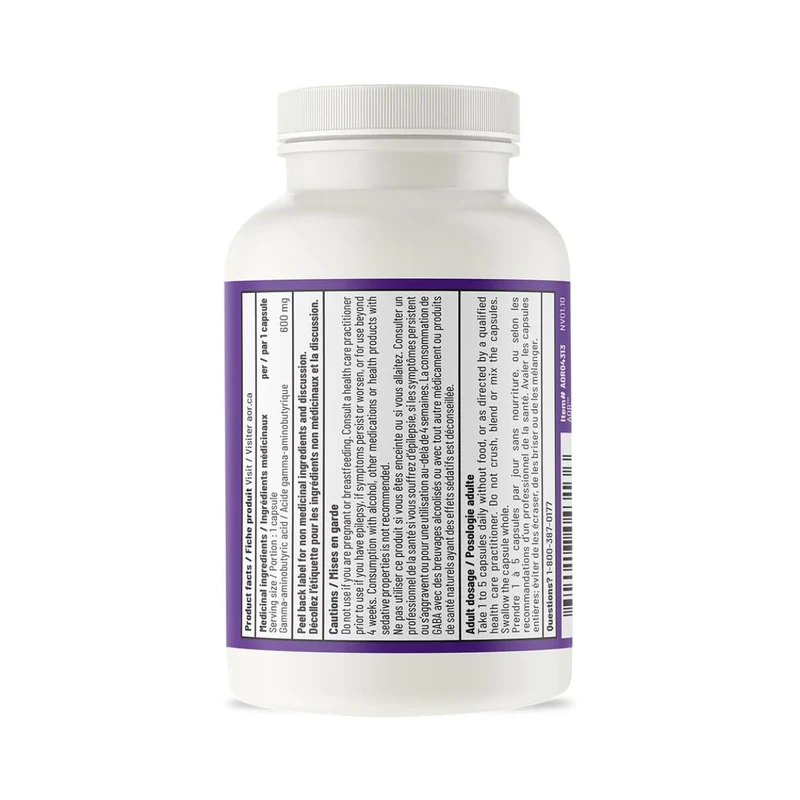 AOR - GABA Supplement | 60 Capsules
