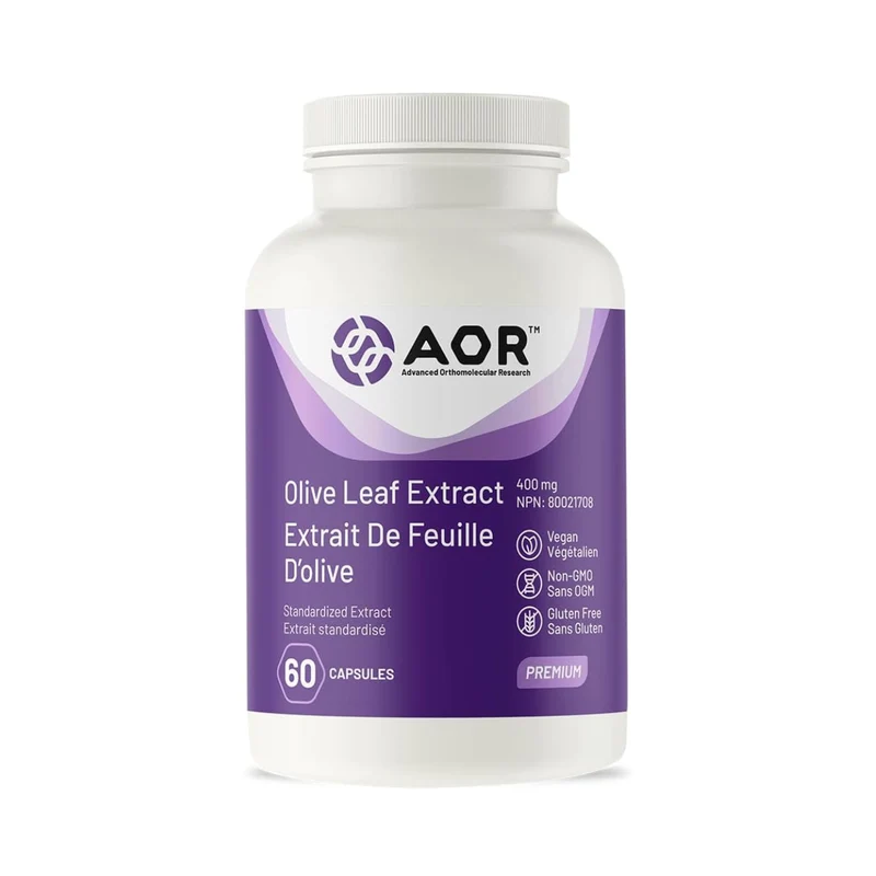 AOR - Oleuropein Olive Leaf Extract | 60 Capsules