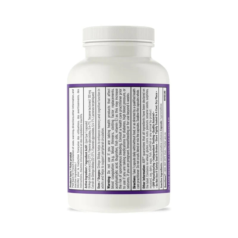AOR - Ginkgo Biloba | 90 Capsules