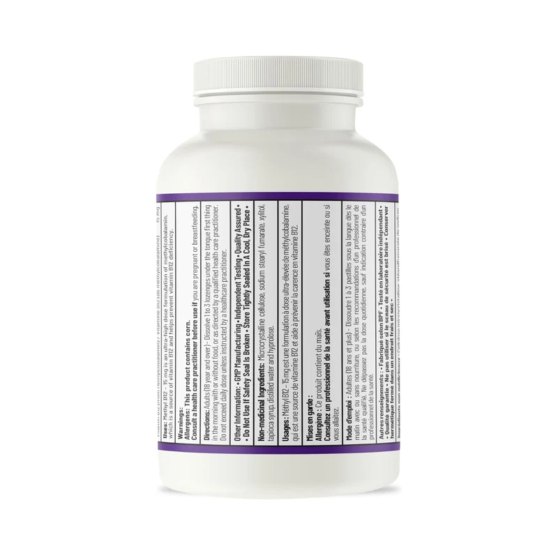 AOR - Methyl B12 15 mg | 60 Lozenges
