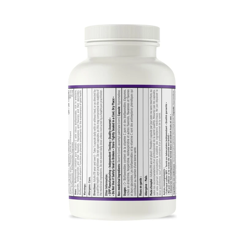 AOR - Vitamin C+ Bioflavonoids | 100 Capsules