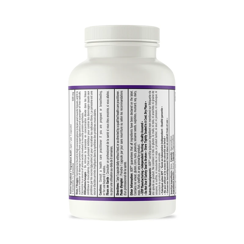 AOR - Carnosine-500 | 60 Capsules