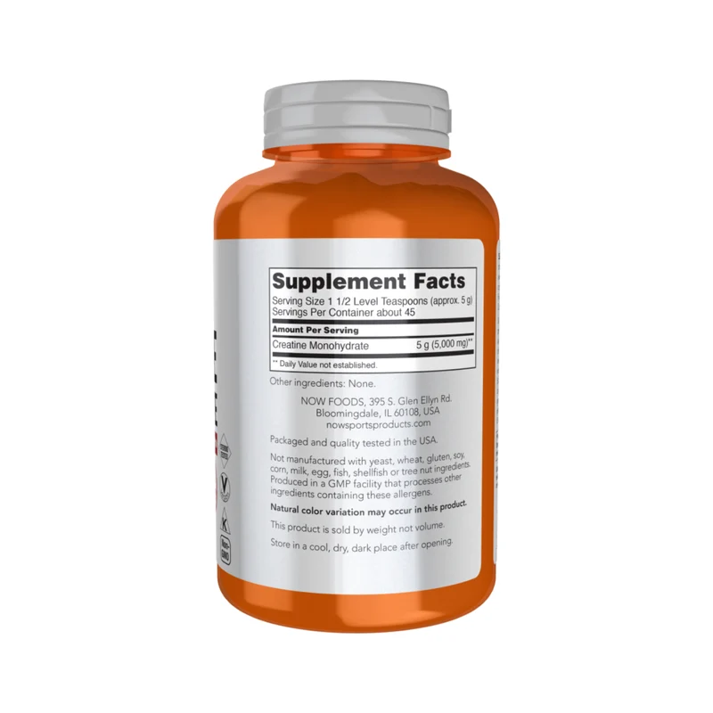 NOW - Pure Creatine Monohydrate Pure Powder | 227 g