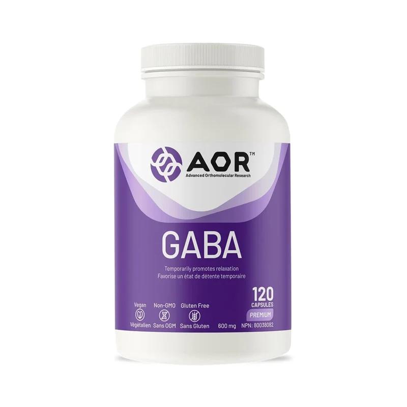 AOR - GABA Supplement | 120 Capsules