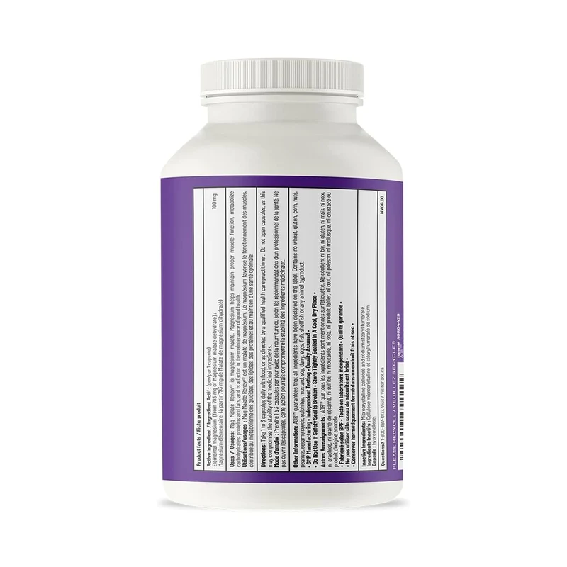 AOR - Mag Malate Renew | 240 Capsules