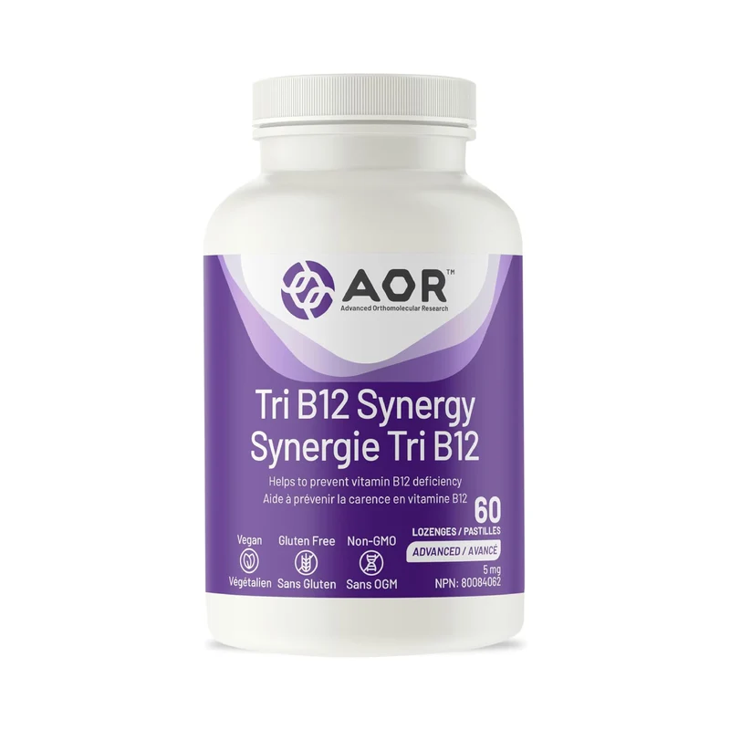 AOR - Tri B12 Synergy 5 mg | 60 Lozenges