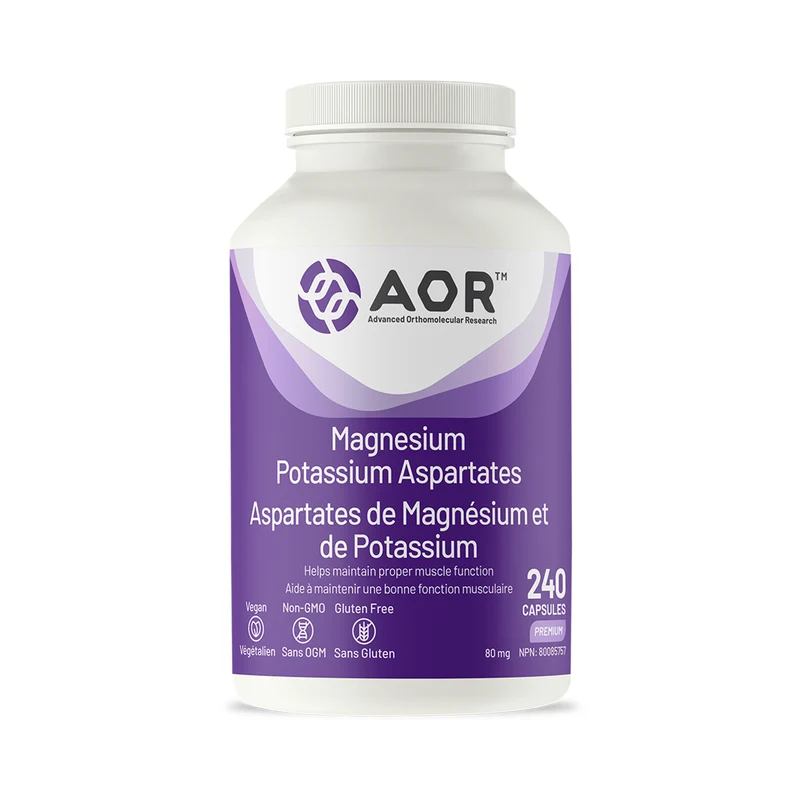 AOR - Magnesium Potassium Aspartates | 240 Capsules