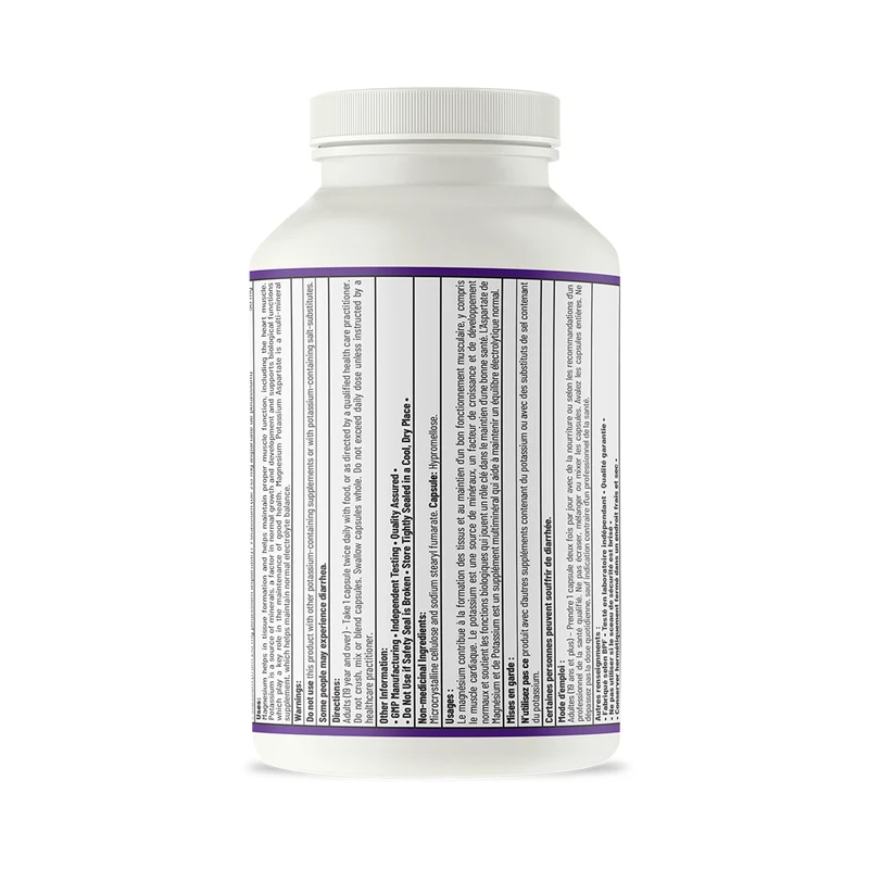 AOR - Magnesium Potassium Aspartates | 240 Capsules