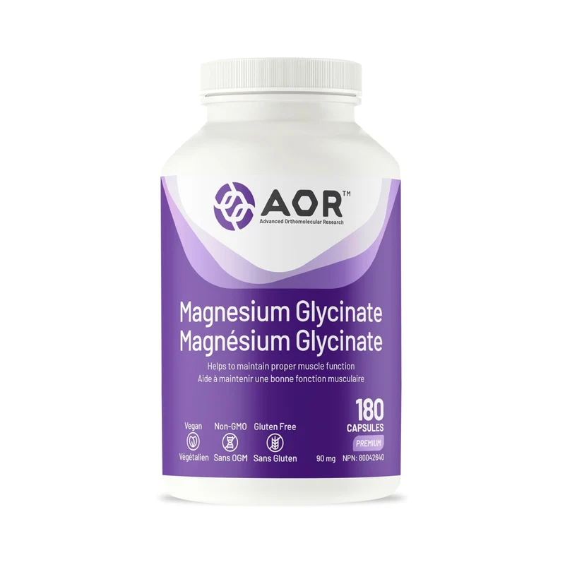 AOR - Magnesium Glycinate 90 mg | 180 Capsules