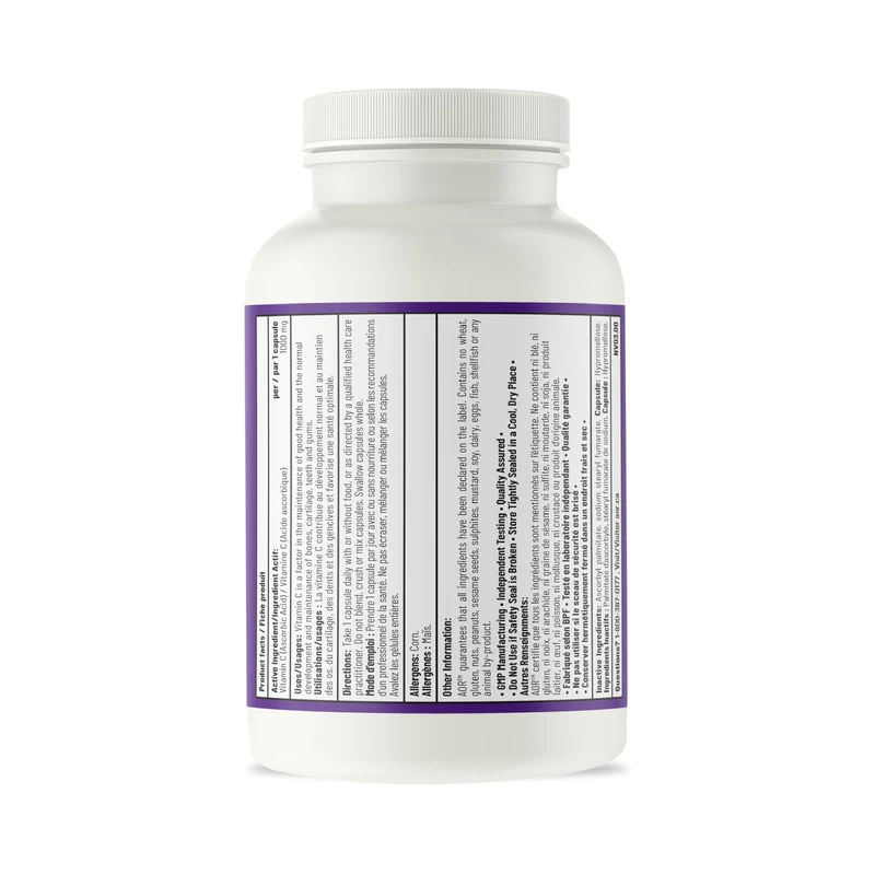AOR - Vitamin C 1000 mg | 100 Capsules