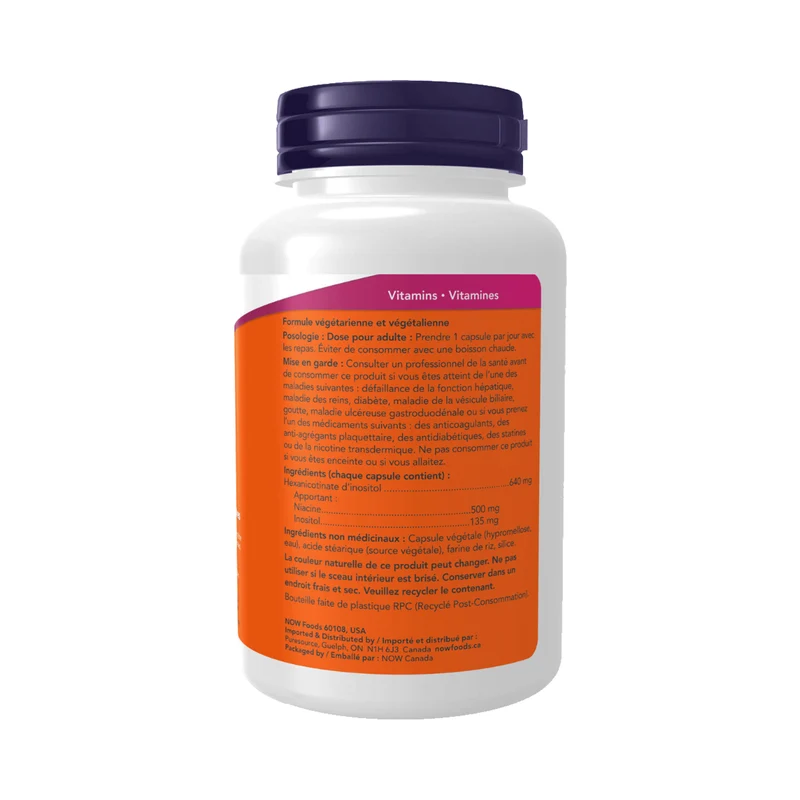 NOW - Niacin 500 mg Flush-Free | 90 Capsules