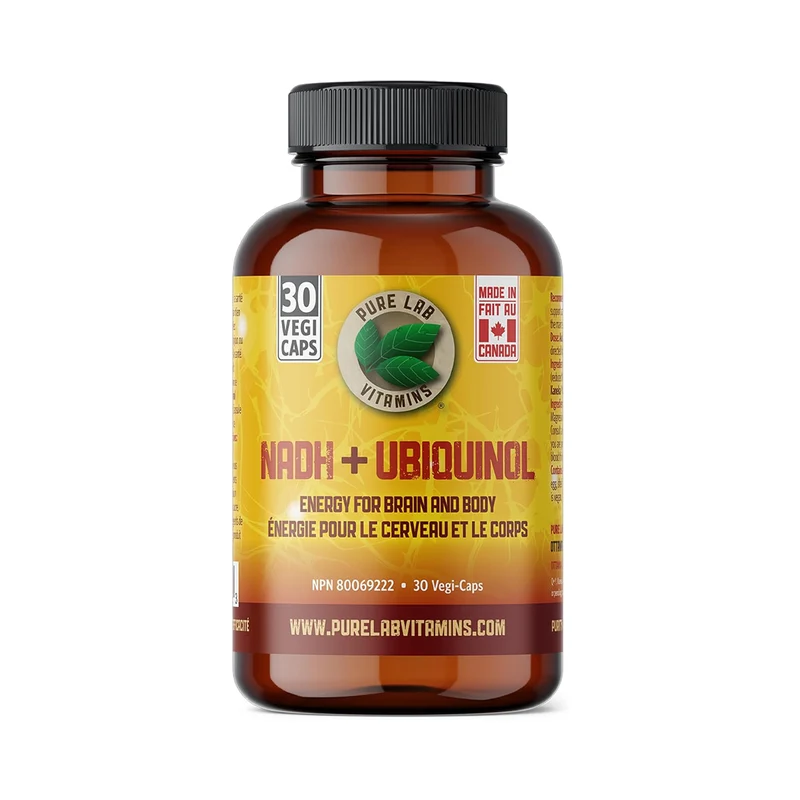 Pure Lab - NADH 10mg + Ubiquinol 40 mg | 30 Capsules