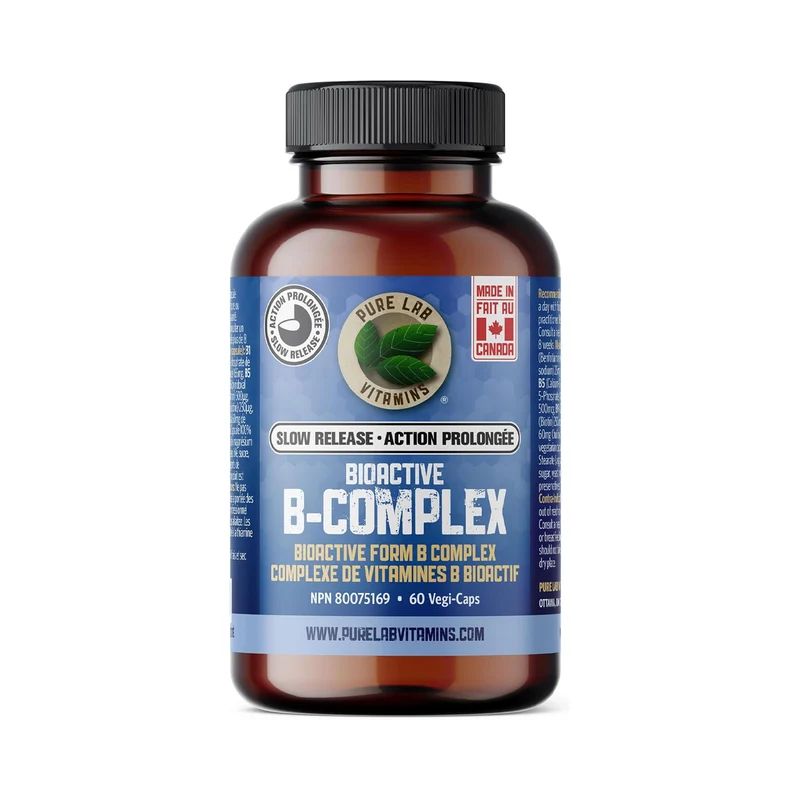 Pure Lab - Bioactive B Complex, Slow Release | 60 Capsules
