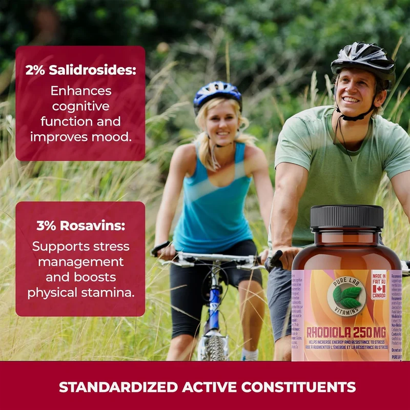 Pure Lab - Rhodiola 250mg | 60 Capsules