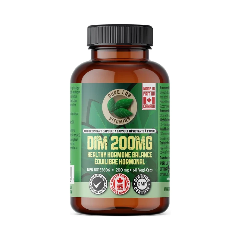 Pure Lab - DIM 200mg, Acid Resistant Caps | 60 Capsules