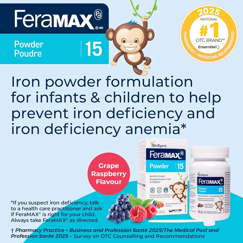 BioSyent - Feramax Water Soluble Polydextrose-Iron Complex | 83 g
