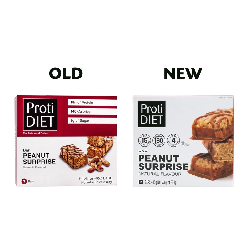 ProtiDiet - Bar Peanut Surprise | 7 Bars x 42 g