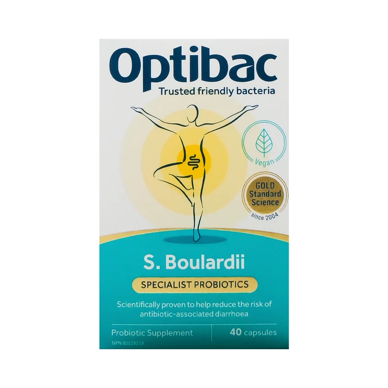 Optibac - S.Boulardii Probiotic Supplement | 40 Capsules
