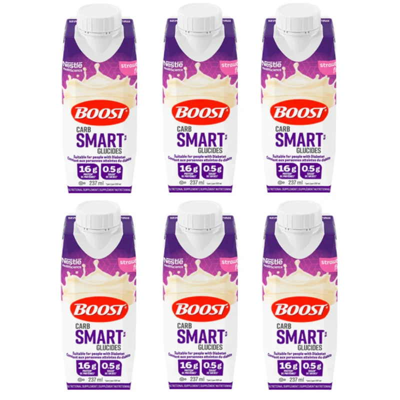 Boost - Carb Smart Glucides - Vanilla | 6 x 237 mL