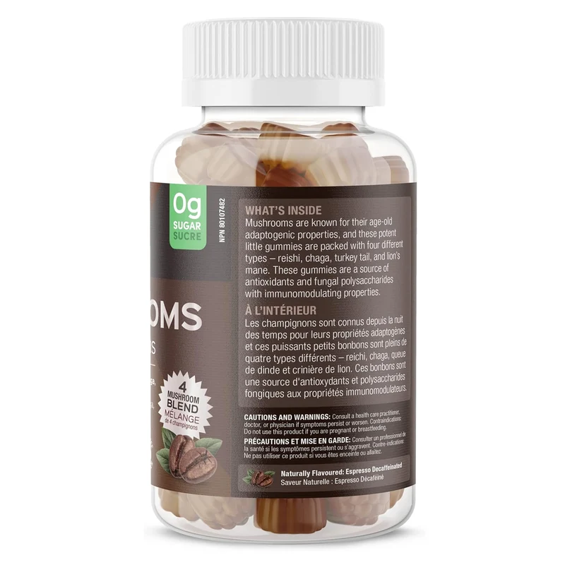 Suku Vitamins - Super Mushrooms, Espresso Flavour | 60 Gummies