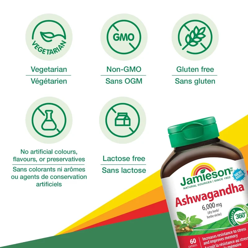 Jamieson - Ashwagandha | 60 Capsules