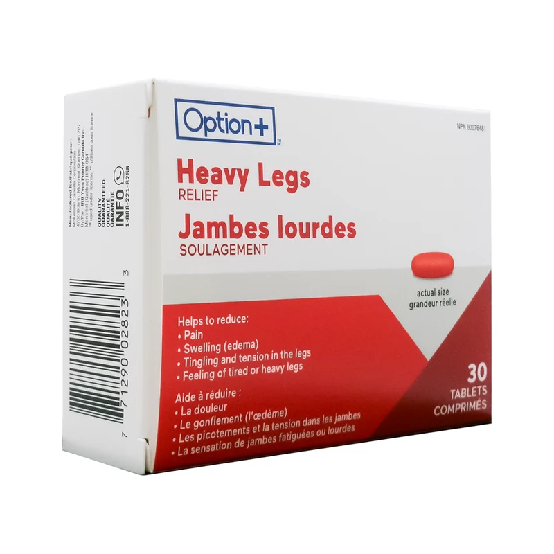 Option+ Heavy Legs Relief | 30 Tablets