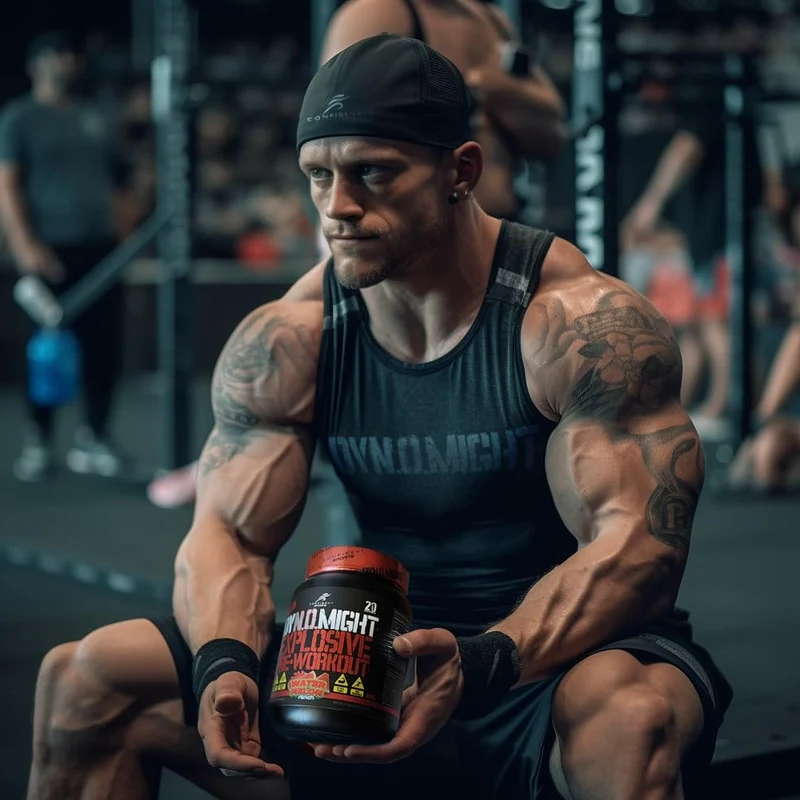 DYNOMIGHT - Fully Dosed Explosive Pre-Workout, Green Apple Ranch Flavour | 420 g
