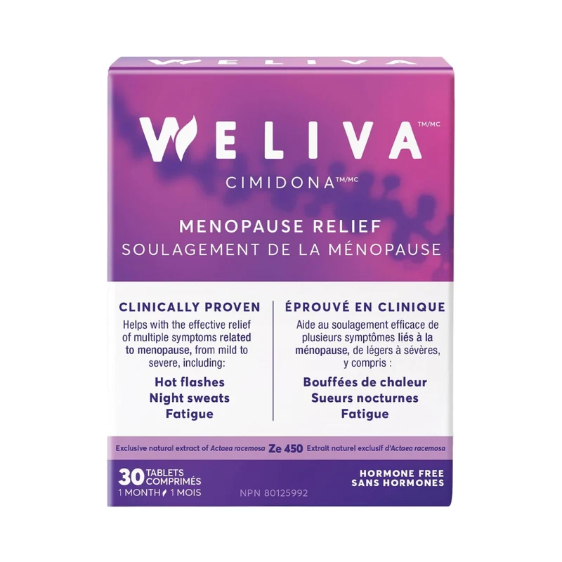 Weliva - Cimidona Menopause Relief | 30 Tablets