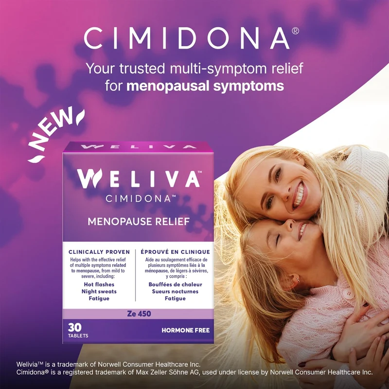 Weliva - Cimidona Menopause Relief | 30 Tablets