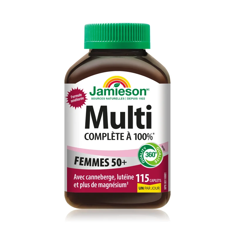 Jamieson - Multivitamins for Women 50+ | 115 Caplets