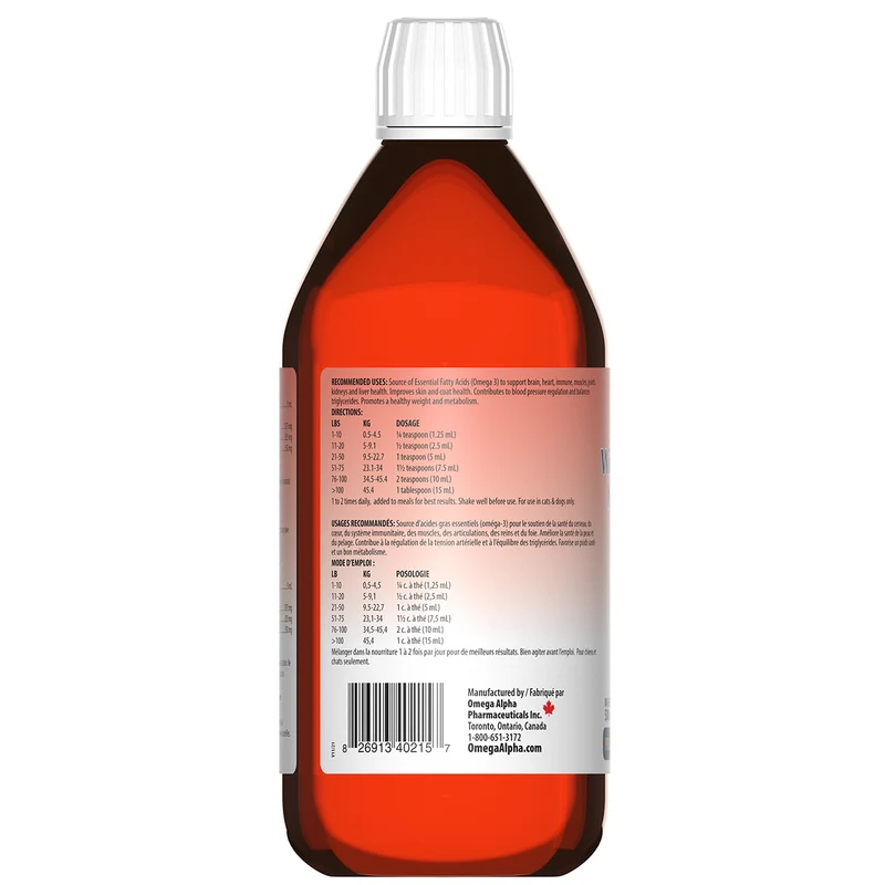 Omega Alpha - Wild Salmon Oil Blend | 500 mL