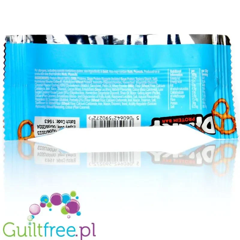 Moose Dinky Protein Bar Salted Caramel Pretzel - batonik proteinowy 130kcal & 11g białka, smak Karmelowe Precelki