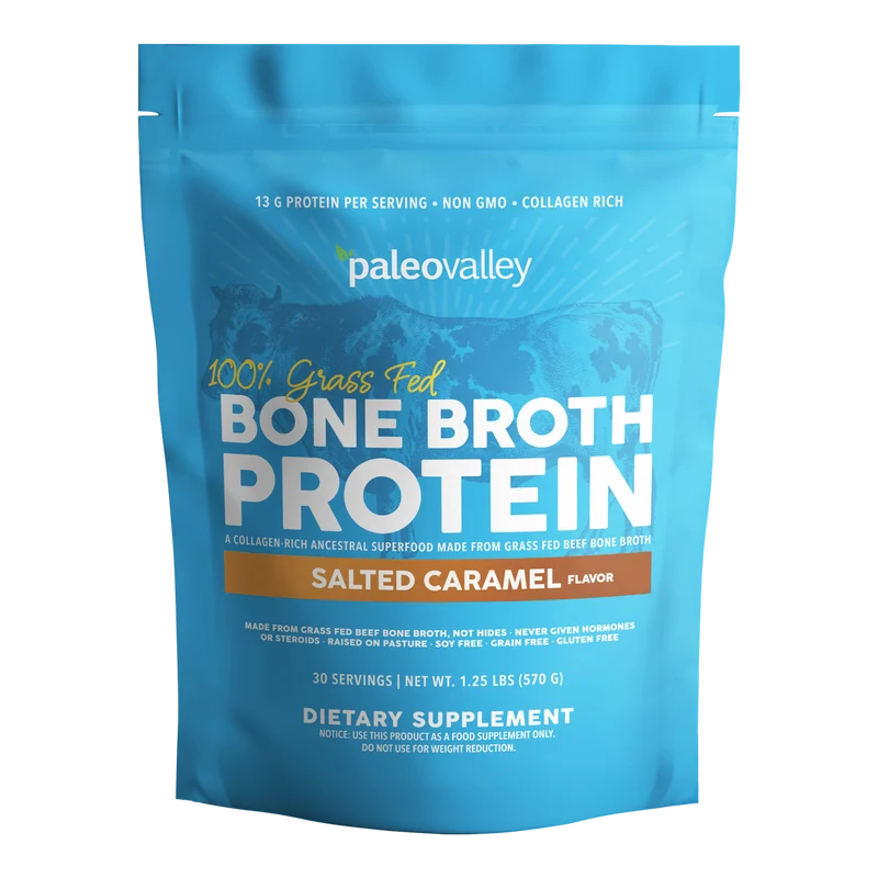 Paleovalley 100% Grass Fed Bone Broth Protein
