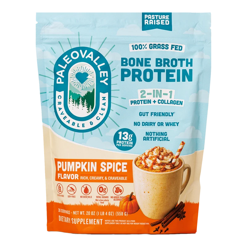 Paleovalley 100% Grass Fed Bone Broth Protein