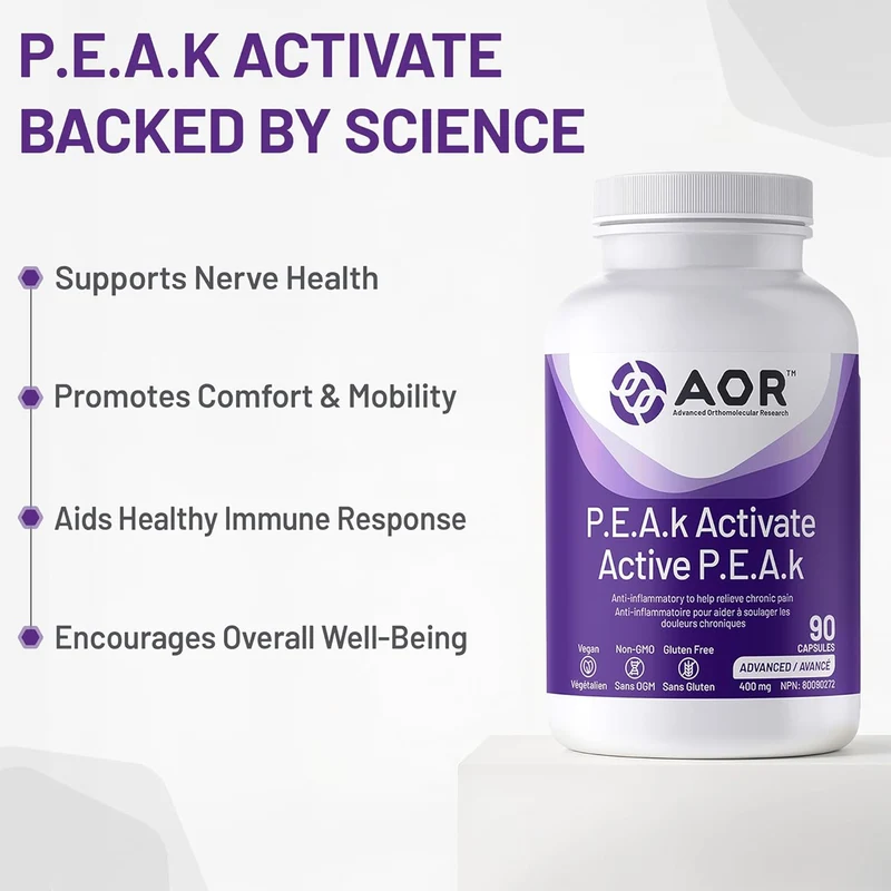 AOR - P.E.A.k Activate | 90 Capsules