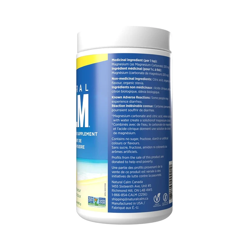 Natural Calm - Magnesium, Sweet Lemon | 452 g