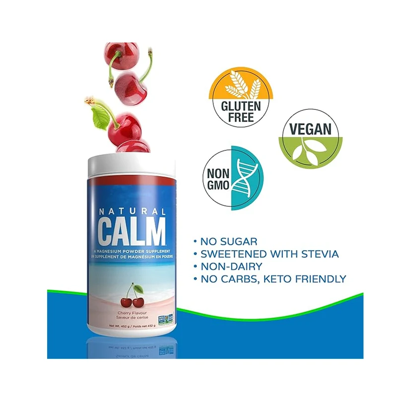 Natural Calm - Magnesium, Cherry | 452 g
