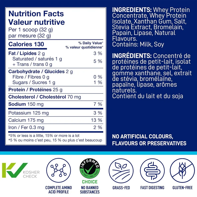 LeanFit - Whey Protein, Vanilla | 832 g