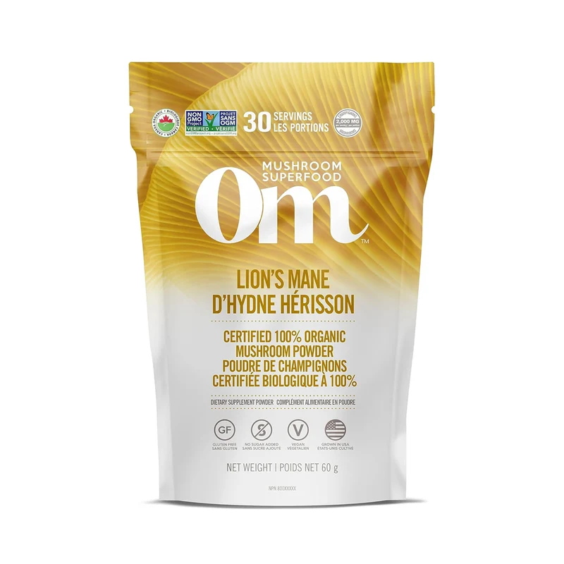 OM Mushroom - Lion's Mane Mushroom Powder | 60 g