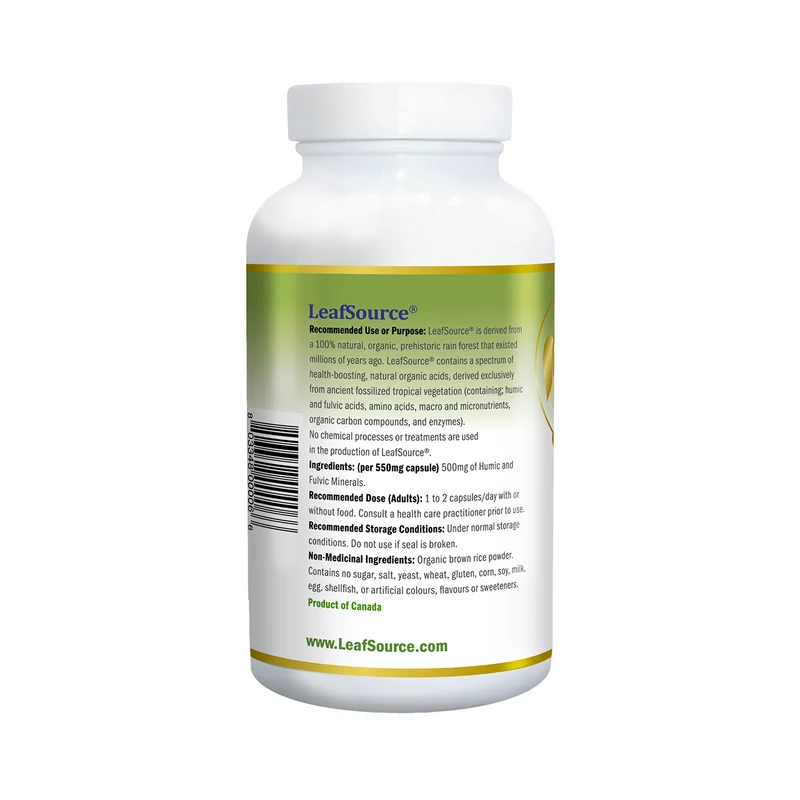 Leaf Source - Shilajit W Humic-Fulvic Acid Complex | 120 Veggie Caps