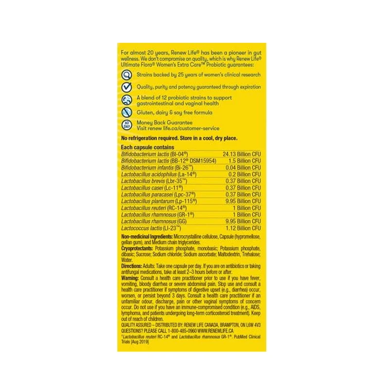 Renew Life - Ultimate Flora Women's Extra Care | 30 Capsules