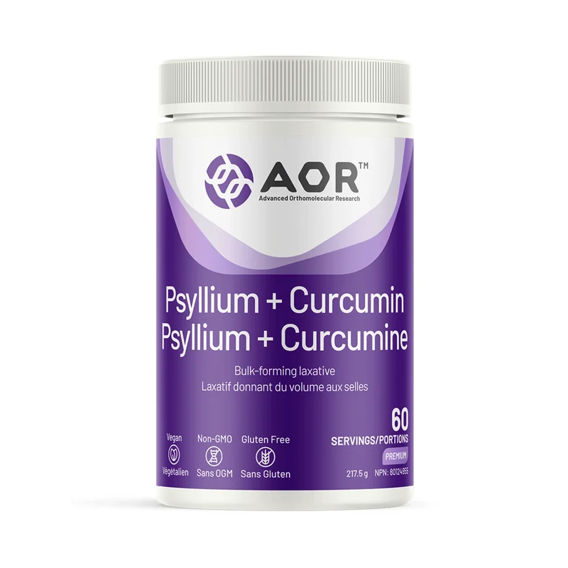 AOR - Psyllium + Curcumin | 60 Servings
