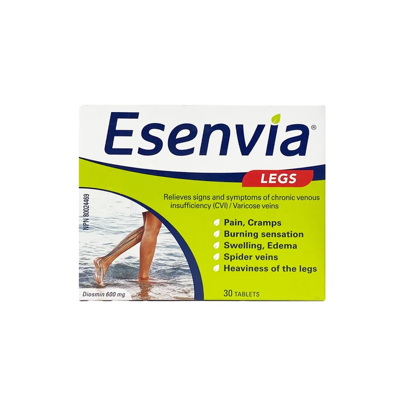 Esenvia Legs - Diosmin 600 mg | 30 Tablets