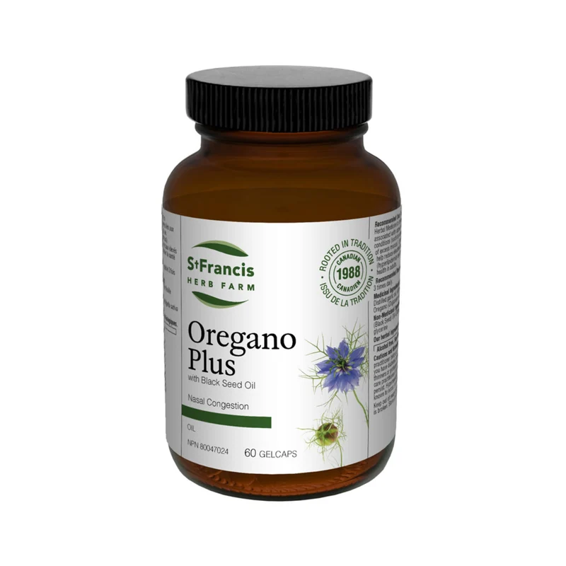 St. Francis - Oréganum Plus Gel Caps | 60 gelcaps